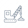 Industrial Services Icon Blue Industrial Services Icon Blue